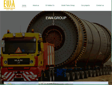 Tablet Screenshot of ewa-group.com